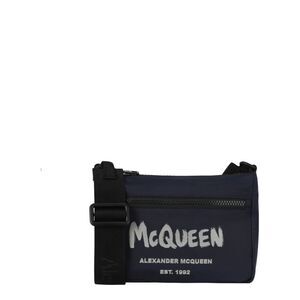 Alexander McQueen Graffiti Logo Crossbody Phone Bag Mens